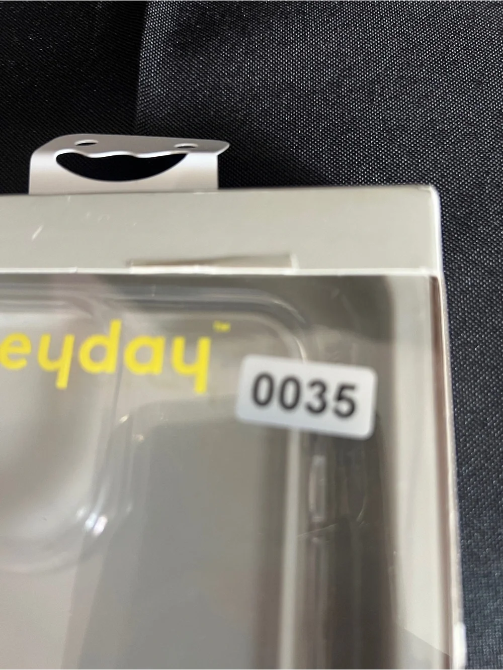 heyday Transparent Clear Phone Case with Yellow Logo for iPhone 15 Pro Max